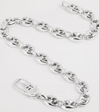 Tateossian sterling silver marine link chain bracelet (British brand)