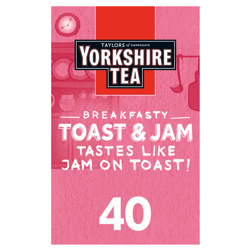 Taylors of Harrogate Yorkshire Tea Toast & Jam Brew 40 Teabags GOODS ASDA   