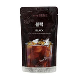 Caffebene black coffee pouch drink, no added sugar - British product