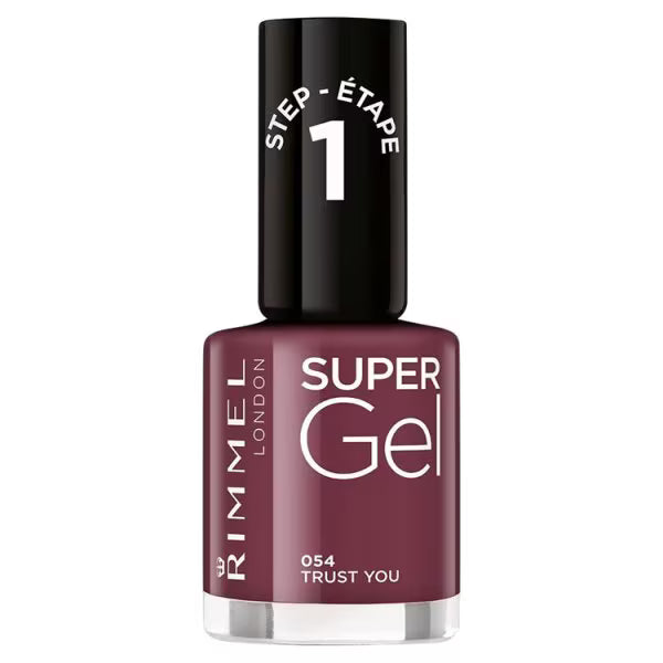 Rimmel Super Gel Nail Polish Purple Splash, imported from the UK