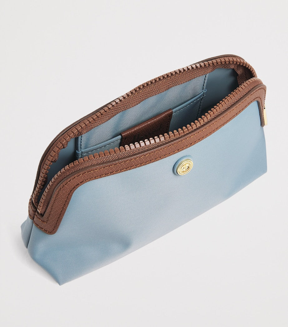 Harrods small wash bag in recycled nylon, UK version