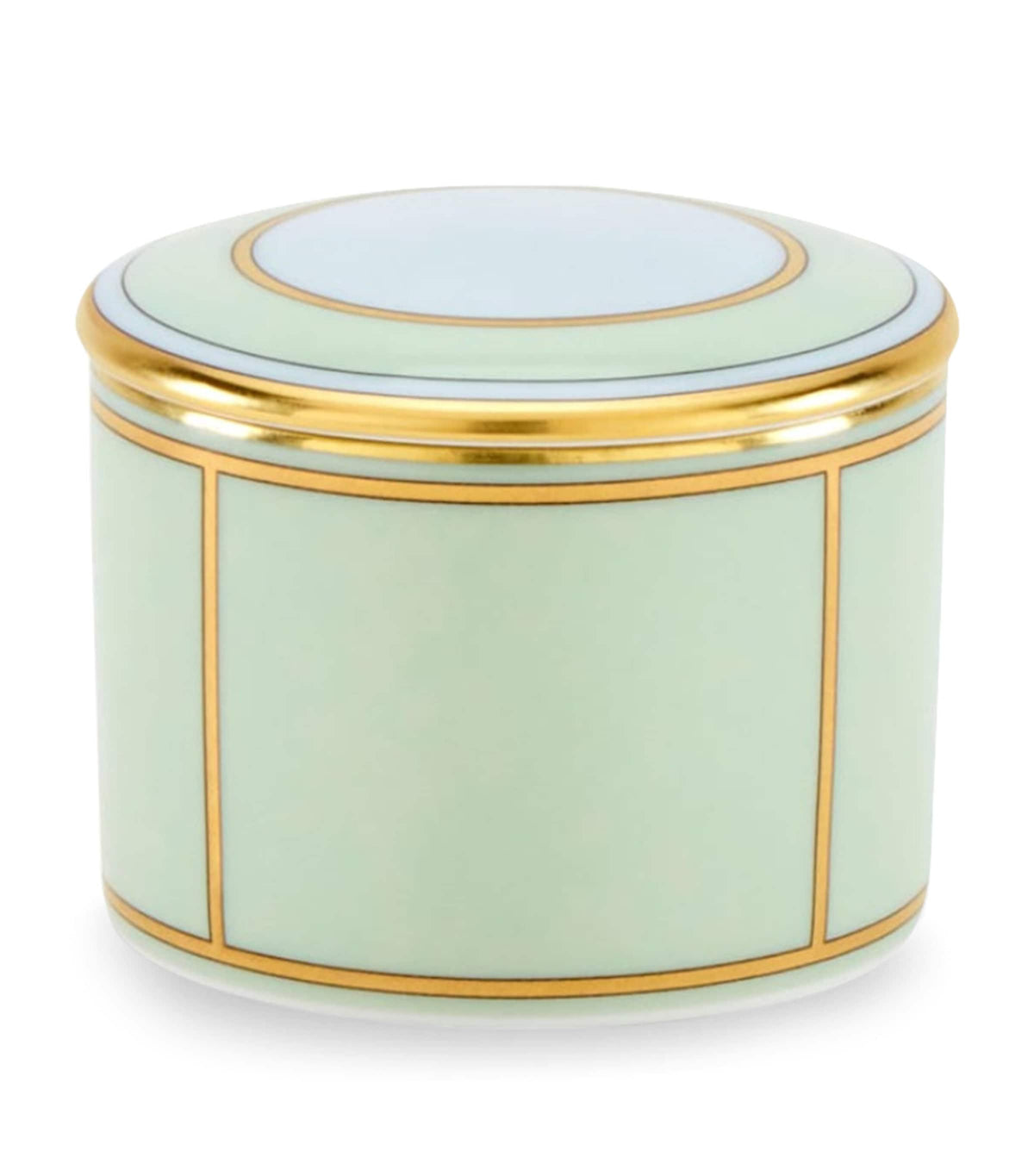 GINORI 1735 porcelain trinket box verde, UK version