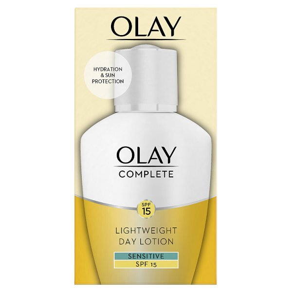 Olay Complete Care Sensitive Fluid Moisturiser SPF15 100ml GOODS Superdrug   