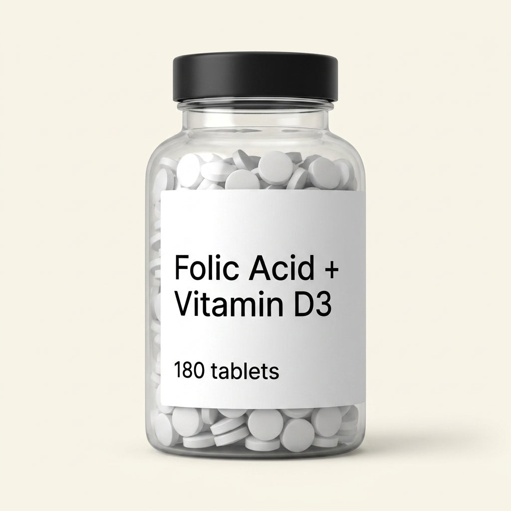 Holland & Barrett Folic Acid D3 180 tablets - British product