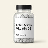 Holland & Barrett Folic Acid D3 180 tablets - British product