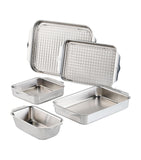 Hestan stainless steel 7-piece baking set, UK version