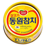 Dongwon chunk light tuna in oil, imported from the UK