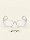 Prada transparent cat-eye acetate glasses PR 19WV, UK version