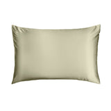 Silk Addict Mulberry Silk Pillowcase Olive Green - British product