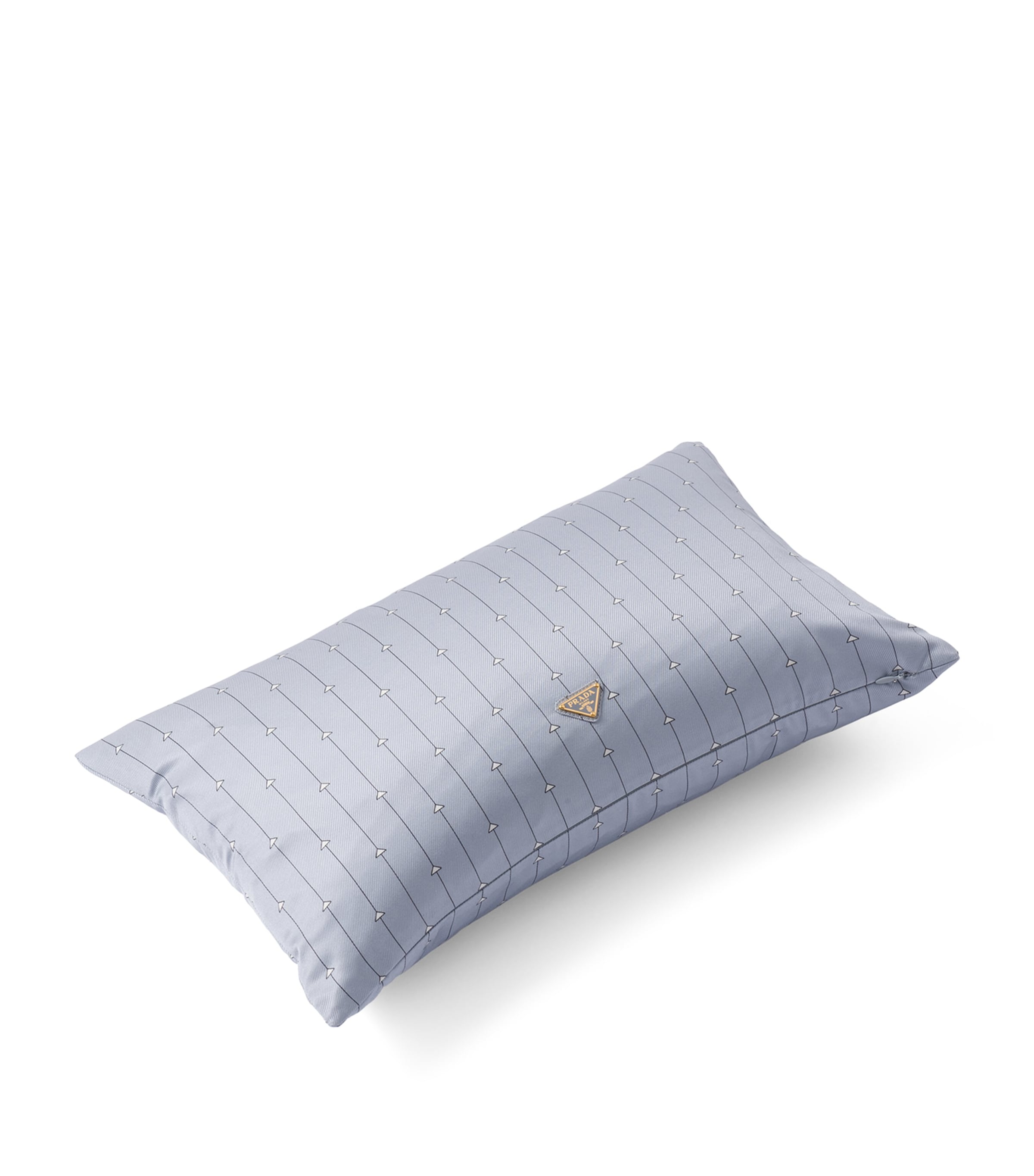 Prada Twill Triangle Stripe pillow 50cm x 30cm, imported from the UK