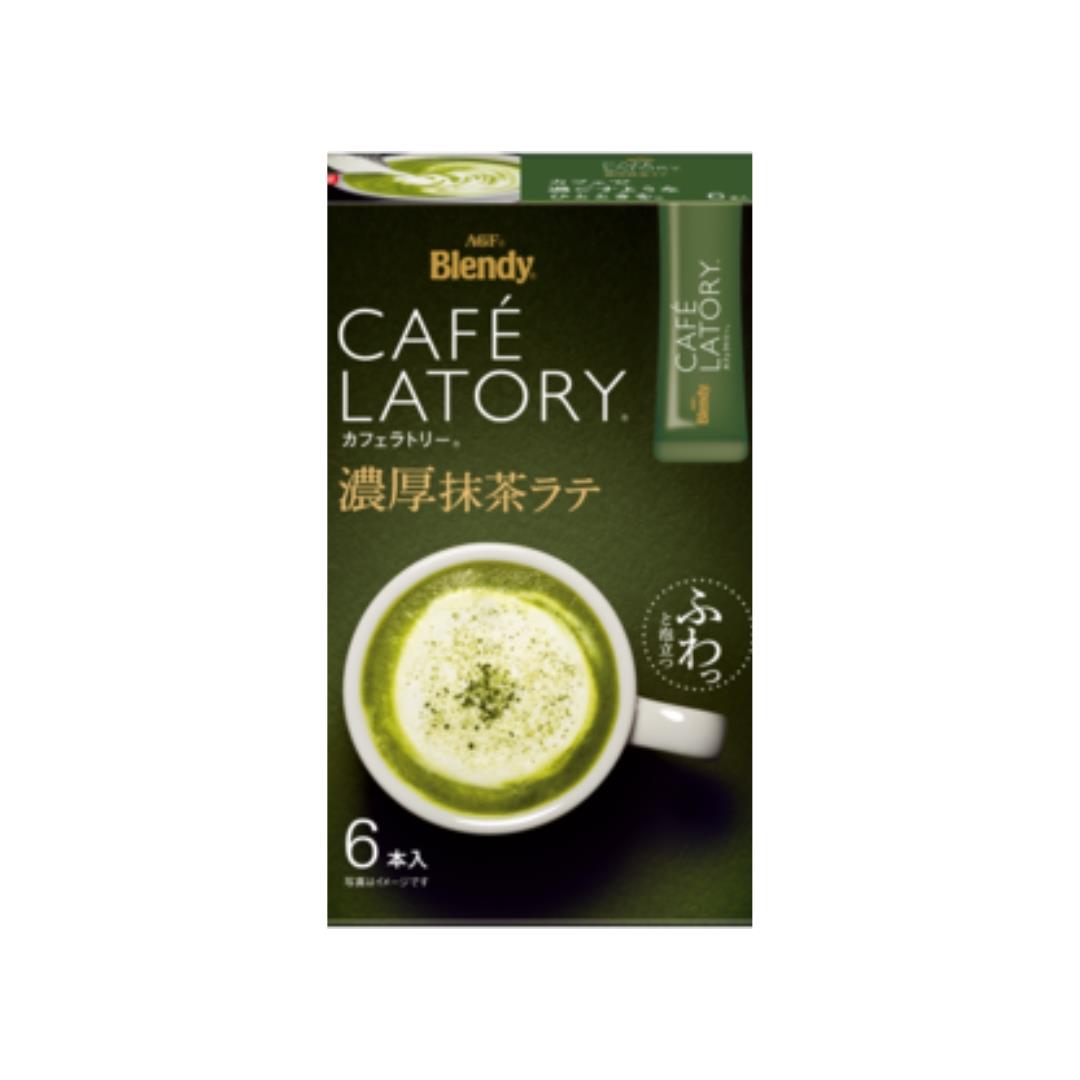 AGF Blendy rich matcha latte sticks 6 pack - British product