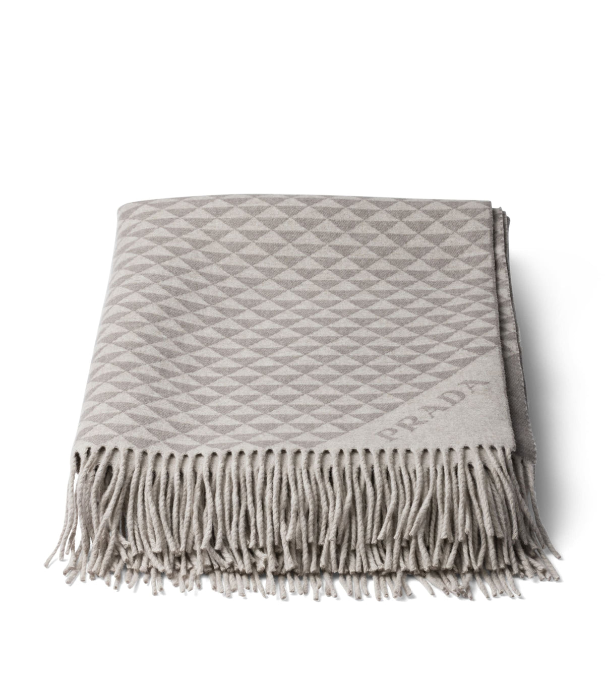 Prada Symbole Wool-Cashmere Throw, imported from the UK