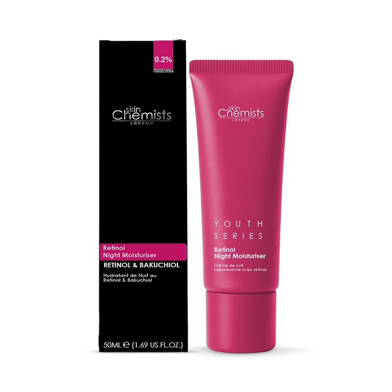 skinChemists Retinol Bakuchiol night moisturiser 50ml, imported from the UK