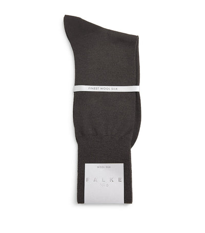 Harrods Falke Wool-Silk-Blend No.6 Socks- Buy online at McGrocer