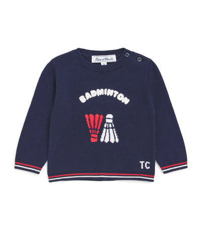 Harrods Sweater jacquard Badminton Tartine et Chocolat pour enfants (3 mois-4 ans) - Acheter en ligne sur McGrocer