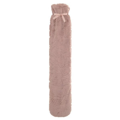 Superdrug Aroma Home Long Hot Water Bottle Pink Faux Fur 72 x 14 cm- Buy online at McGrocer