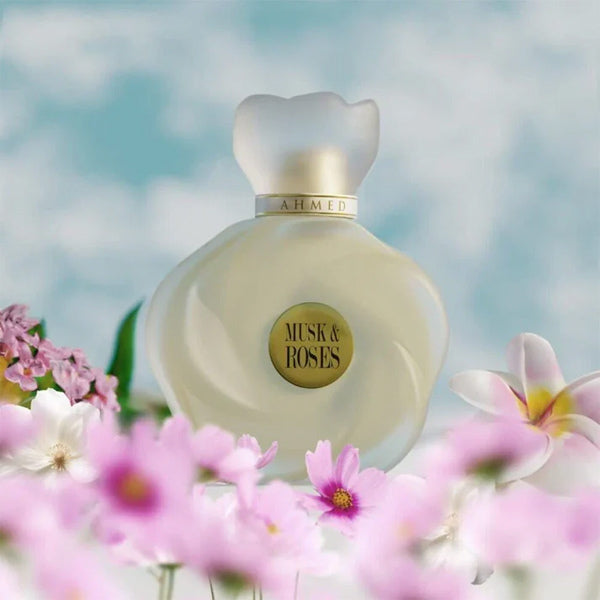 Ahmed Al Maghribi Musk & Roses EDP 75ml - British product