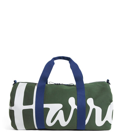 Harrods Harrods Cotton Logo Barrel Bag- Buy online at McGrocer