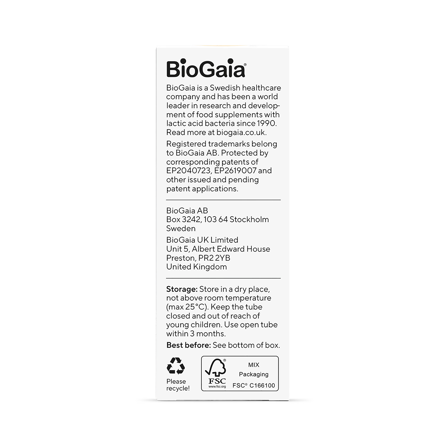 BioGaia baby drops with vitamin D3 10ml, UK version