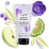 I Love Violet Dreams Hand and Nail Cream 100ml, UK version