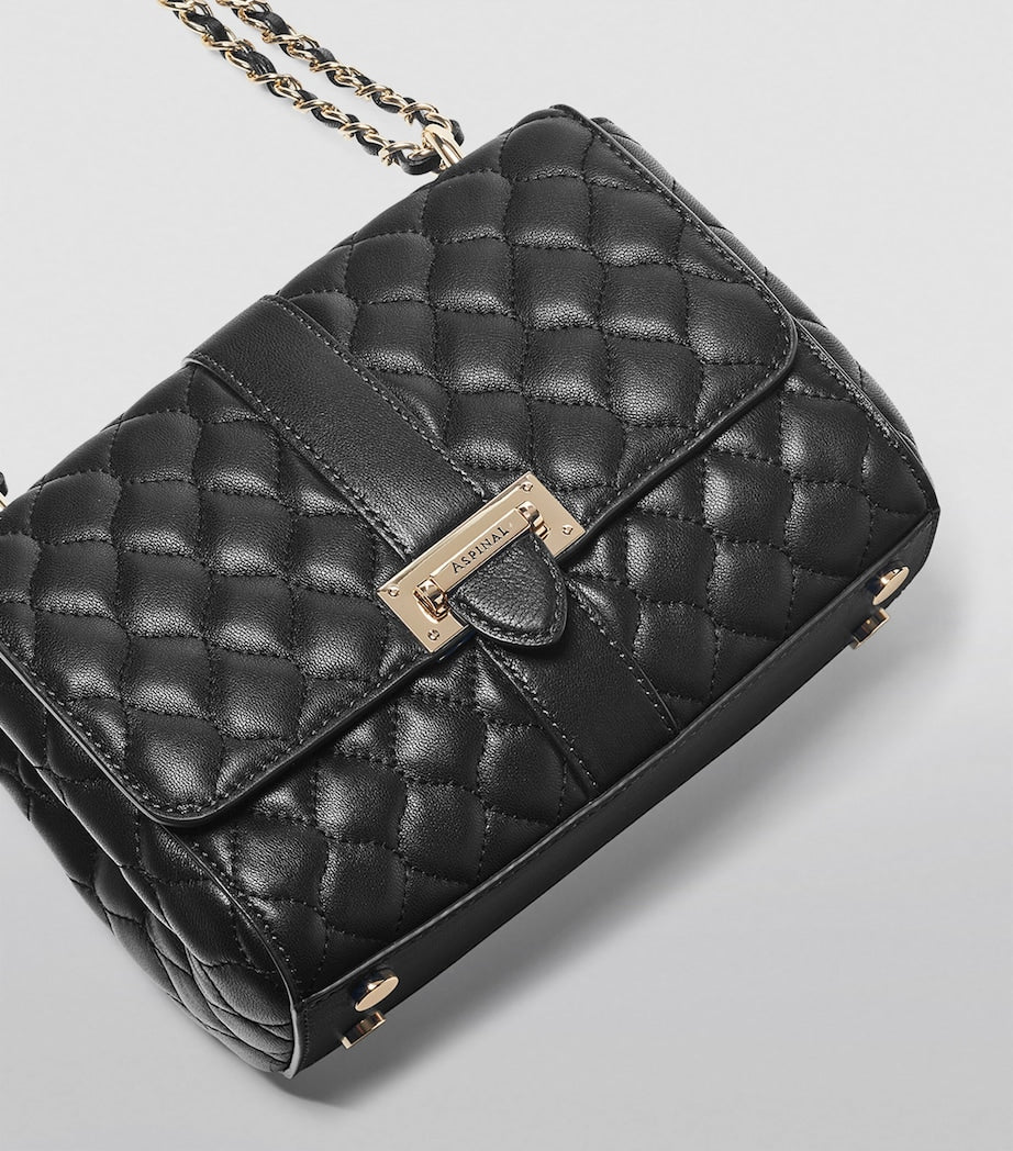 Aspinal of London Lottie leather shoulder bag, imported from the UK