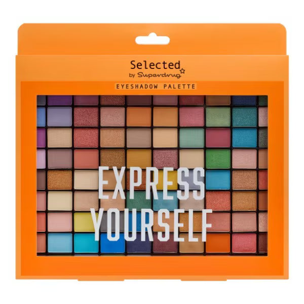 Selected by Superdrug eyeshadow palette 100 shades (British brand)