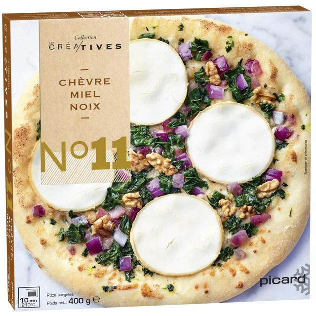 Picard Goat's Cheese Honey & Walnut Pizza   400g GOODS M&S   