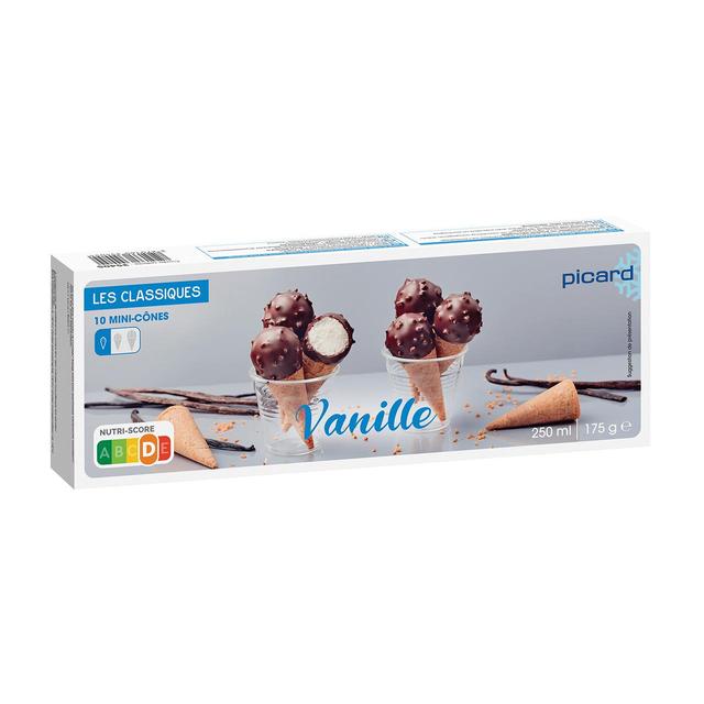 Picard Mini Vanilla Ice Cream Cones   10 per pack GOODS M&S   