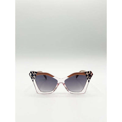 Superdrug SVNX Oversized Cat-Eye Sunglasses In Nude- Buy online at McGrocer