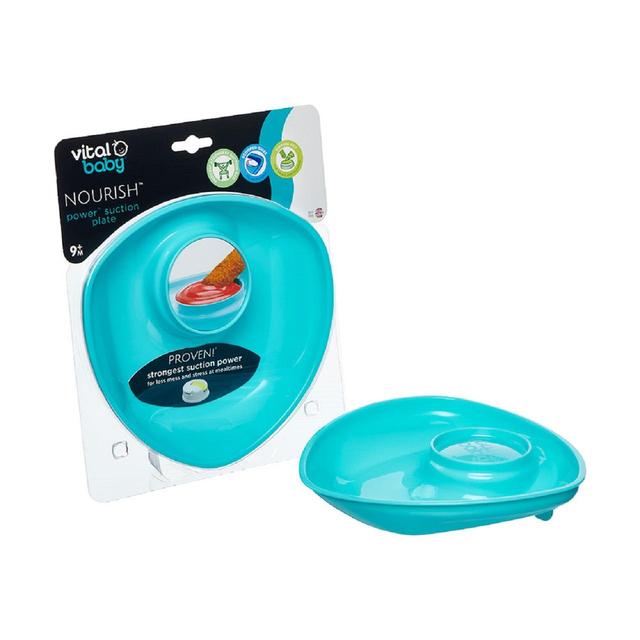 Vital Baby Power Suction Plate Blue GOODS M&S   