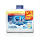 Finish Dishwasher Machine Cleaner Lemon Scent   2 x 250ml GOODS M&S   