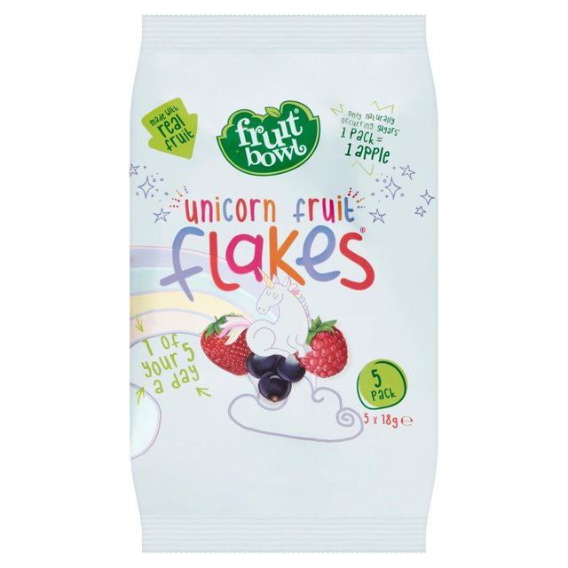 Fruit Bowl Unicorn Flakes   5 per pack GOODS M&S   