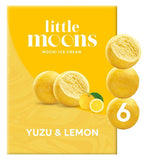 Little Moons Vegan Yuzu Lemon Mochi Ice Cream   6 x 32g GOODS M&S   