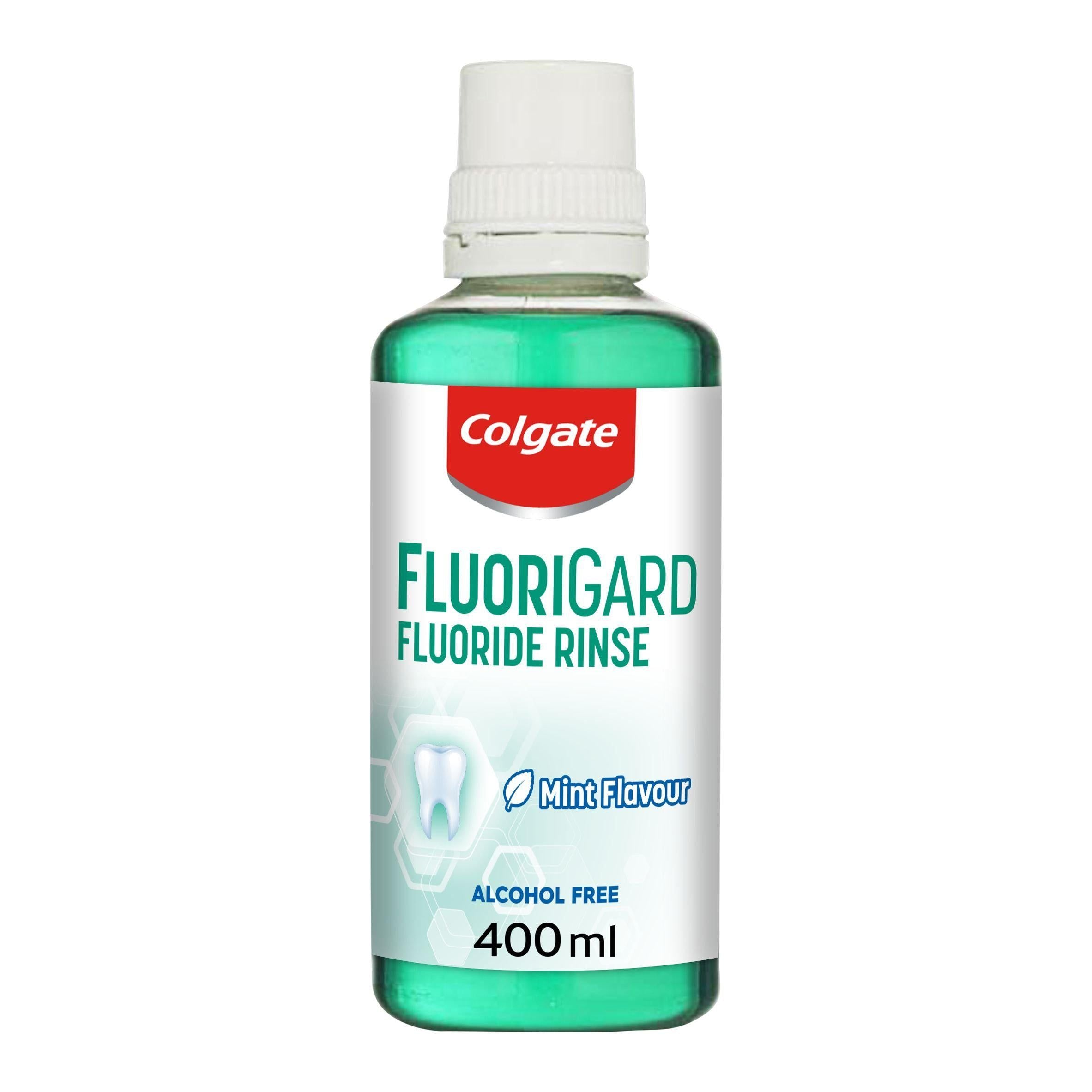 Colgate Fluorigard Alcohol Free Daily Rinse Mouthwash 400ml mouthwash Sainsburys   