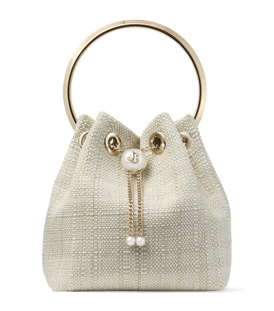 Harrods Jimmy Choo Bon Bon Woven Top-Handle Bag- Buy online at McGrocer