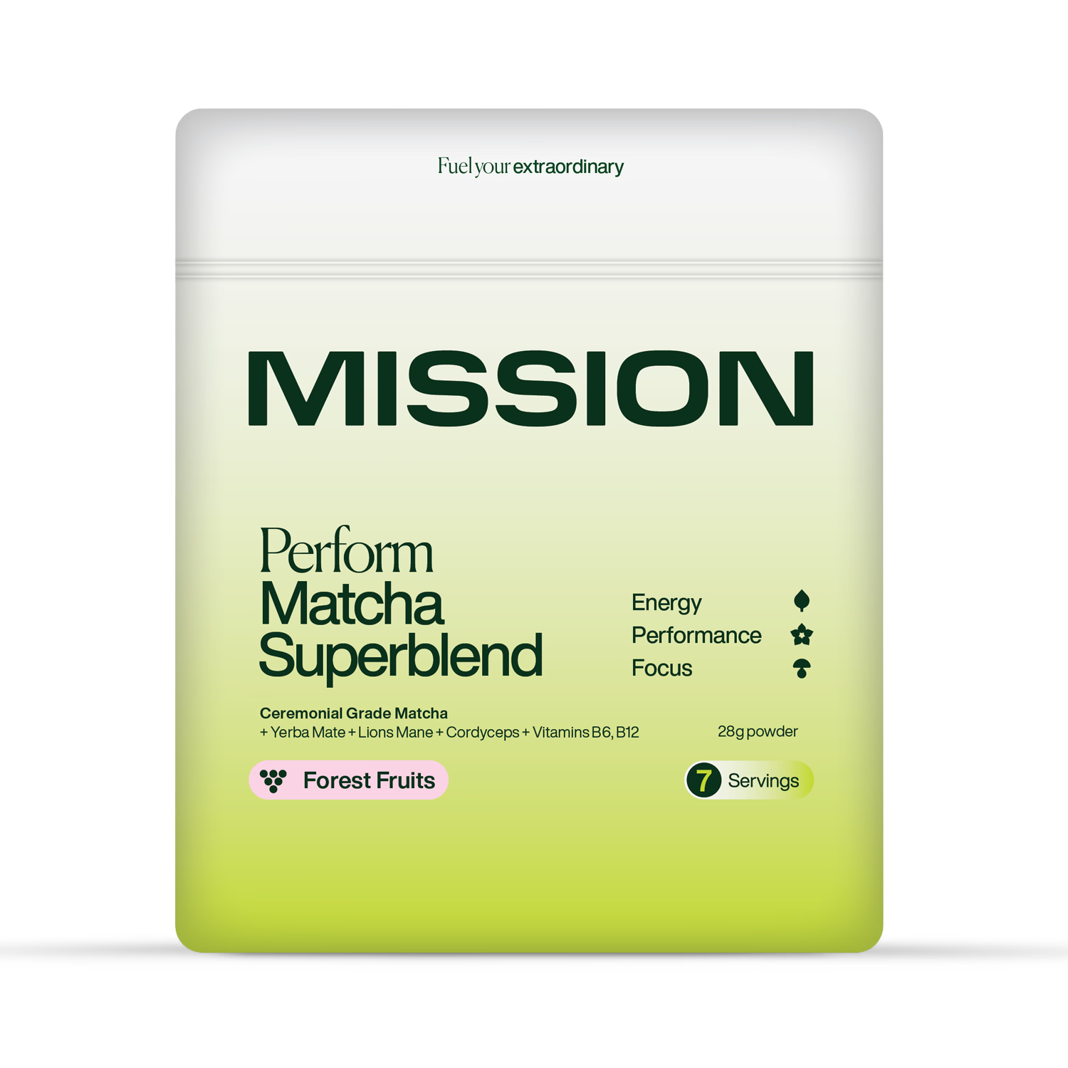 Mission Matcha Superblend Forest Fruits 28g - British product