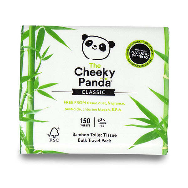 The Cheeky Panda Travel Toilet Tissues Bulk 36 Packs