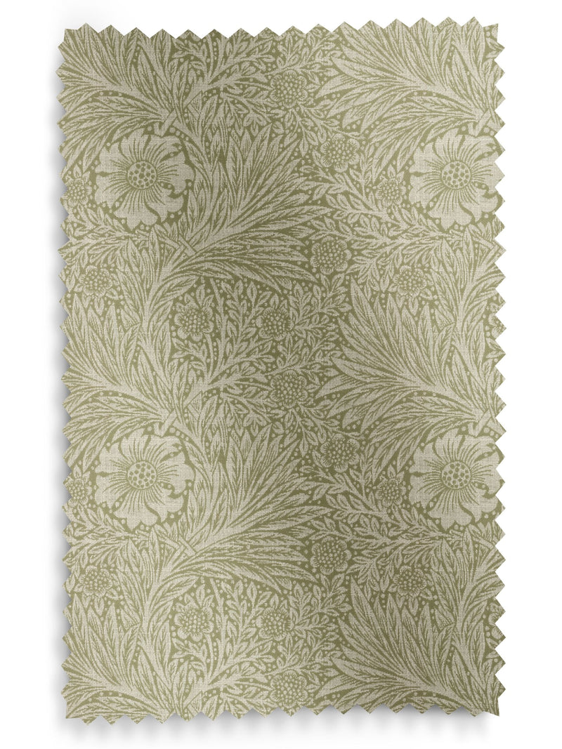 William Morris At Home Nettle Green Marigold curtains - British product