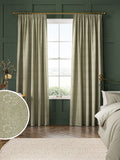 William Morris At Home Nettle Green Marigold curtains - British product