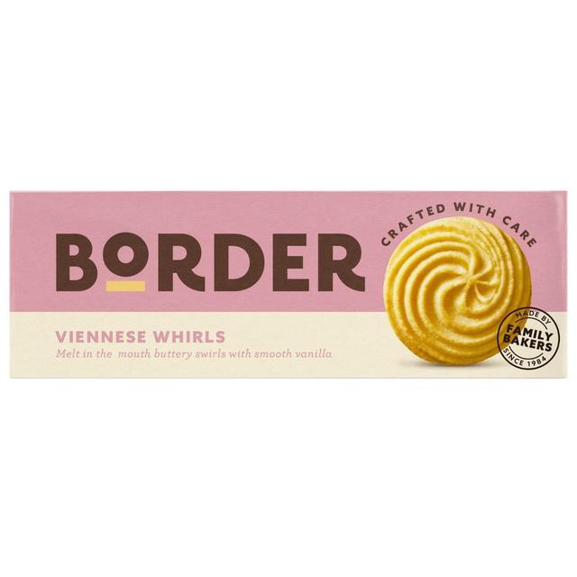 Border Biscuits Light and Buttery Viennese Whirls   150g GOODS M&S   