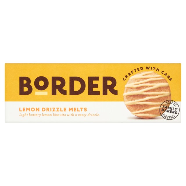 Border Biscuits Lemon Drizzle Melts   150g GOODS M&S   