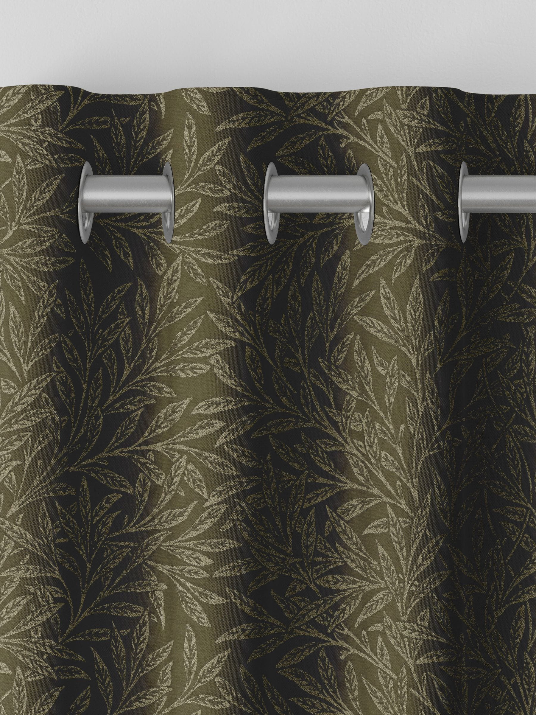 William Morris At Home Willow sage green curtains, UK version