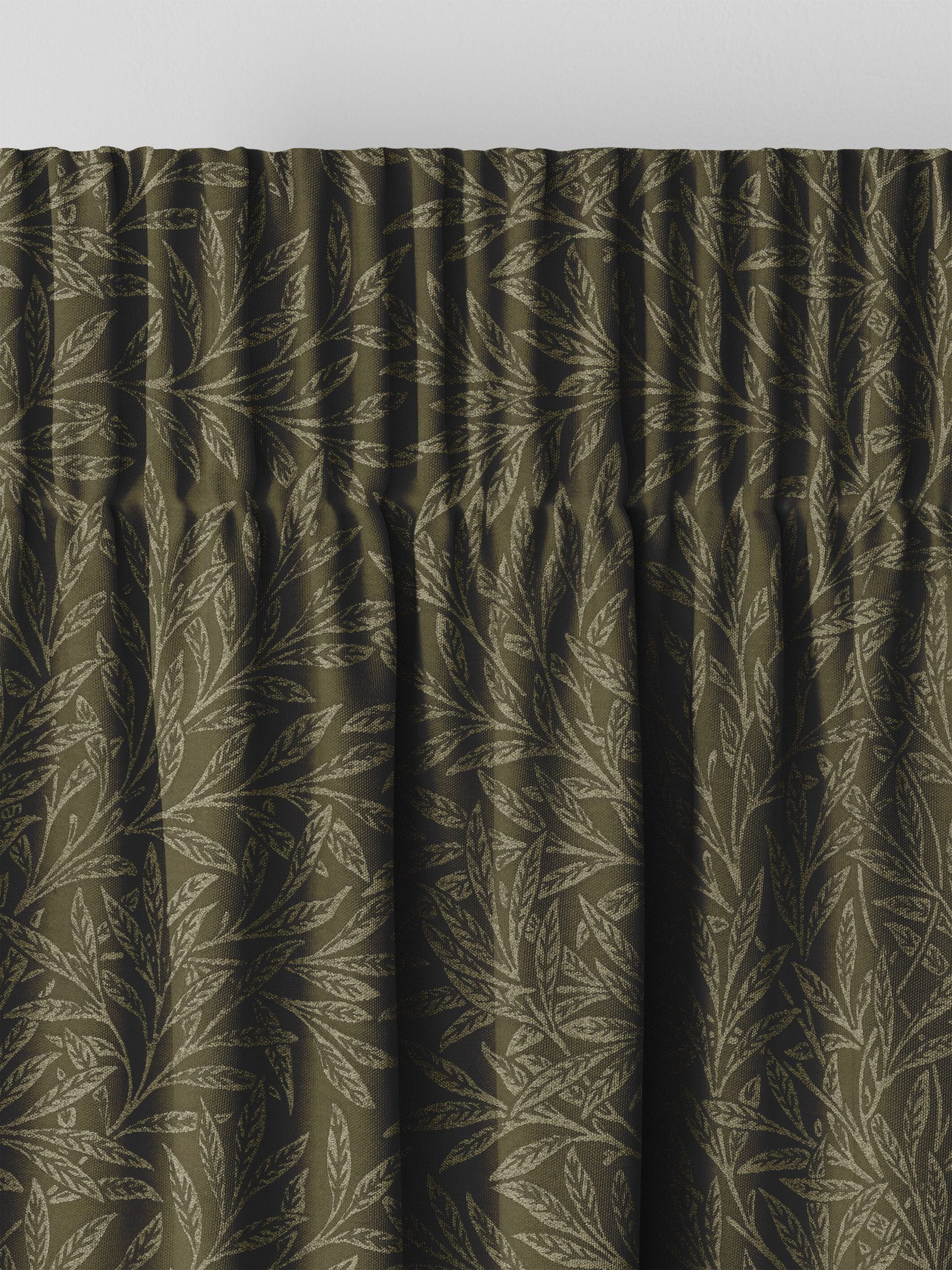 William Morris At Home Willow sage green curtains, UK version