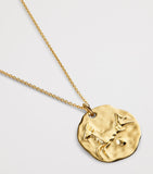 Monica Vinader gold vermeil Capricorn pendant necklace (British brand)