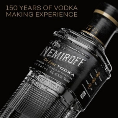 ASDA Nemiroff De Luxe Premium Vodka 1000ml- Kjøp online hos McGrocer