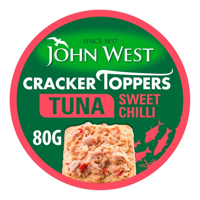 John West Cracker Toppers Tuna Sweet Chilli   80g GOODS M&S   