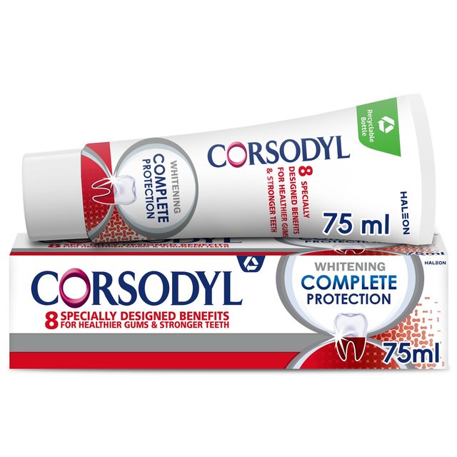 Corsodyl Gum Toothpaste Complete Protection Whitening   75ml GOODS M&S   