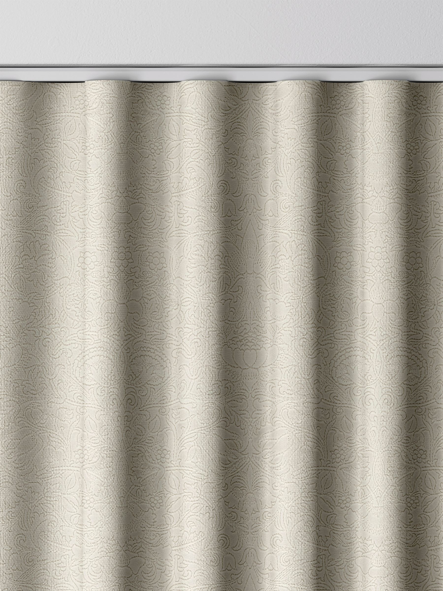 William Morris Lodden embroidery curtains, UK version