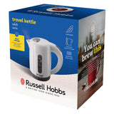Russell Hobbs travel kettle white 0.85L (British brand)