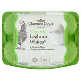 Clarence Court Organic Leghorn White Free Range Eggs   6 per pack GOODS M&S   